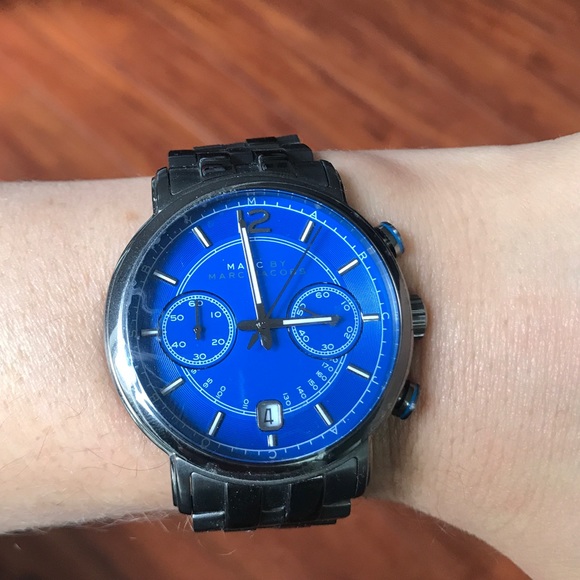 MARC BY MARC JACOBS WATCH BLACK AND BLUE main image 5